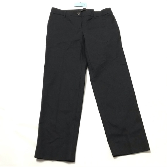 Ann Taylor The Crop Pants Mid Rise Black Size 00P - Picture 6 of 6